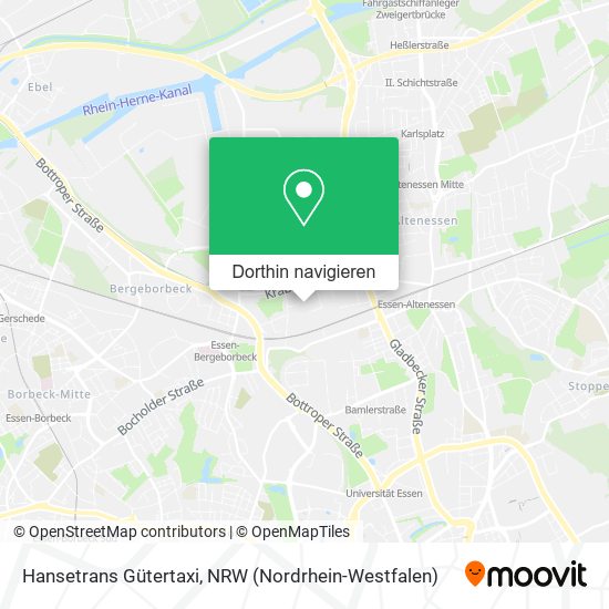Hansetrans Gütertaxi Karte
