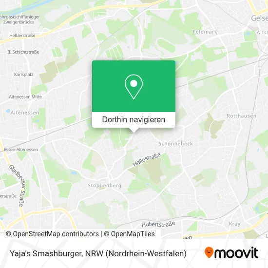 Yaja's Smashburger Karte