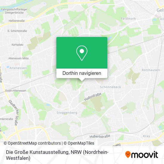 Die Große Kunstausstellung Karte
