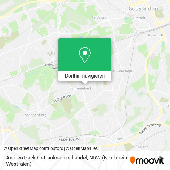 Andrea Pack Getränkeeinzelhandel Karte