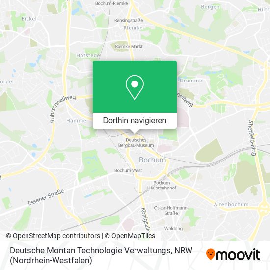 Deutsche Montan Technologie Verwaltungs Karte