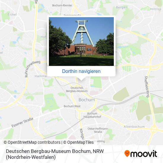 Deutschen Bergbau-Museum Bochum Karte