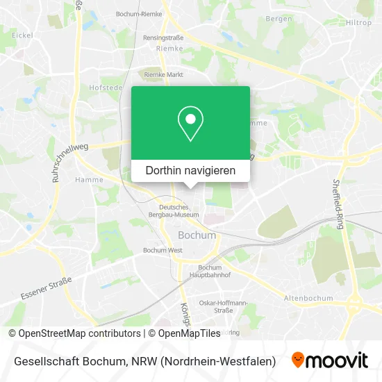 Gesellschaft Bochum Karte