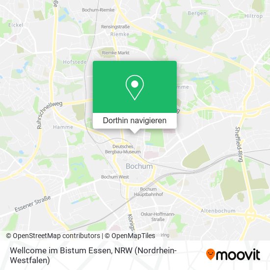 Wellcome im Bistum Essen Karte