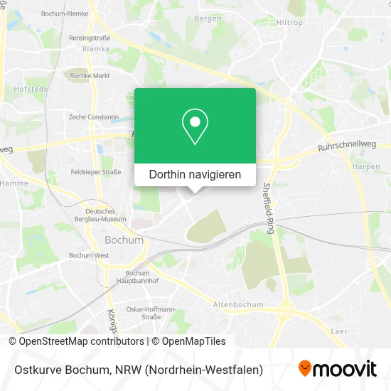 Ostkurve Bochum Karte