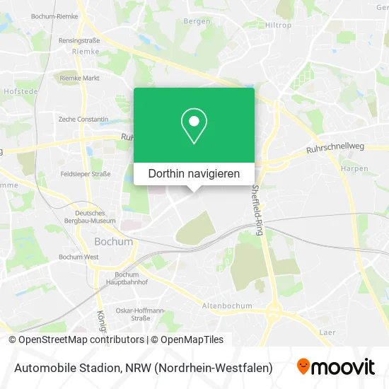 Automobile Stadion Karte