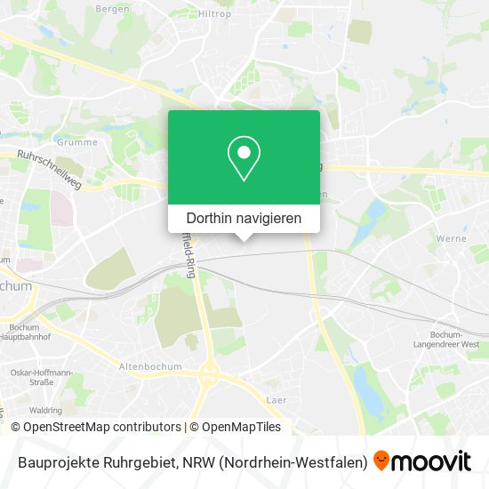 Bauprojekte Ruhrgebiet Karte