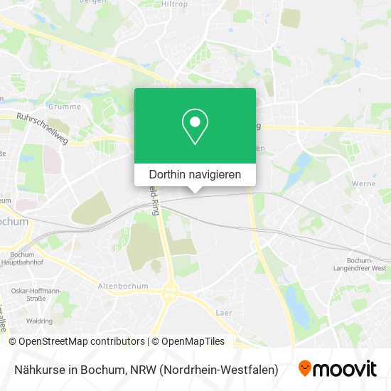 Nähkurse in Bochum Karte