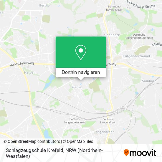 Schlagzeugschule Krefeld Karte