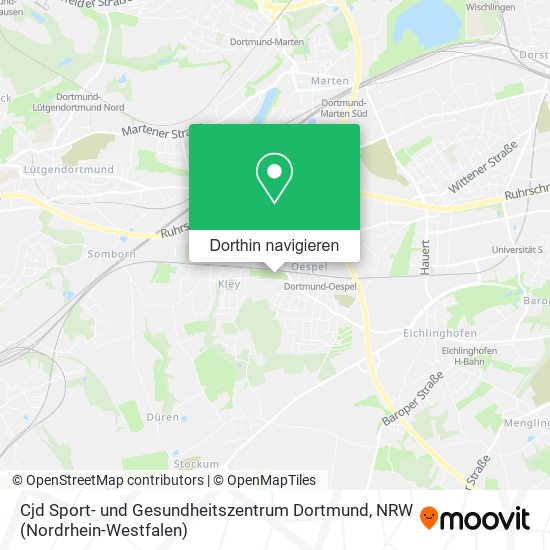 Cjd Sport- und Gesundheitszentrum Dortmund Karte