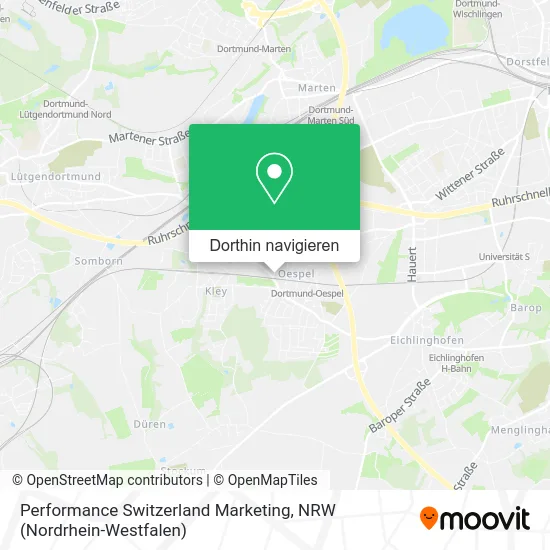 Performance Switzerland Marketing Karte