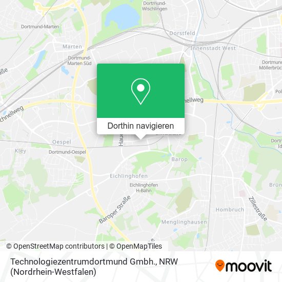 Technologiezentrumdortmund Gmbh. Karte