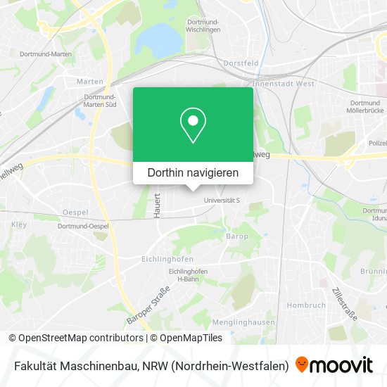 Fakultät Maschinenbau Karte
