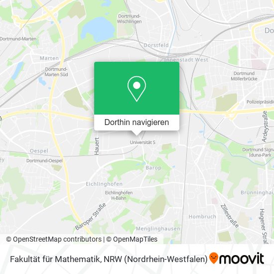 Fakultät für Mathematik Karte