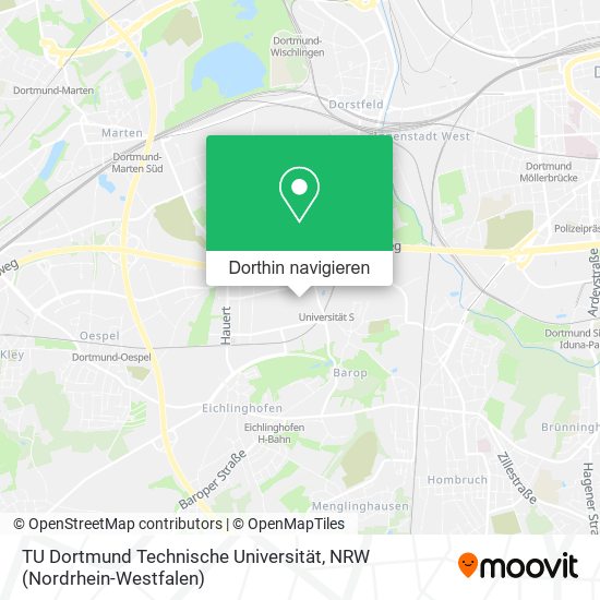 TU Dortmund Technische Universität Karte