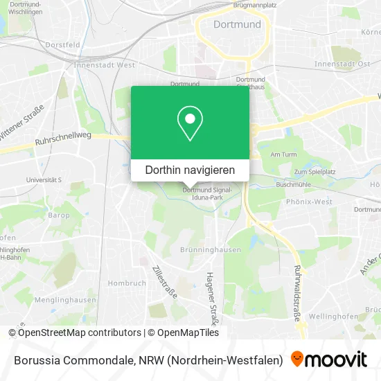 Borussia Commondale Karte