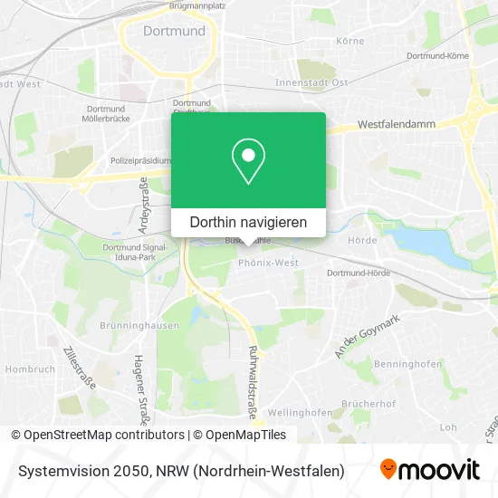 Systemvision 2050 Karte