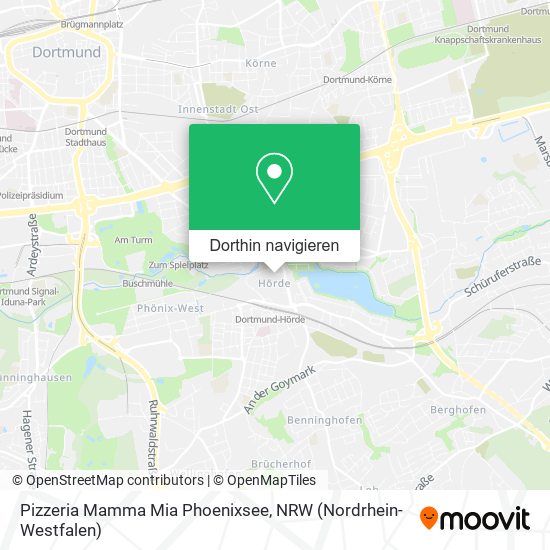 Pizzeria Mamma Mia Phoenixsee Karte