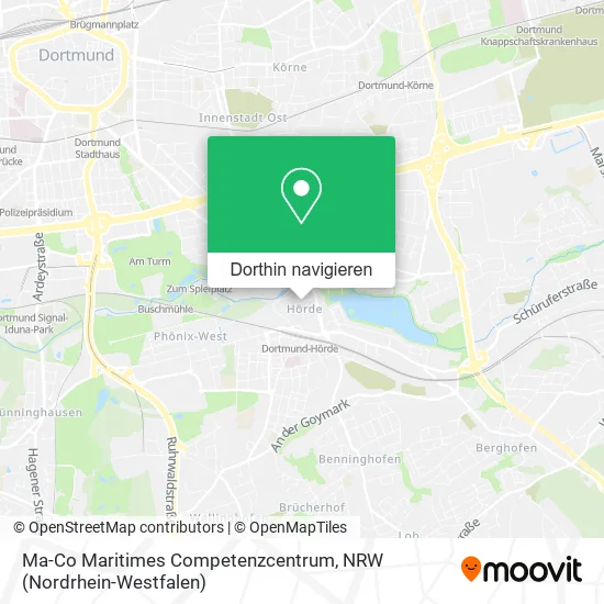 Ma-Co Maritimes Competenzcentrum Karte