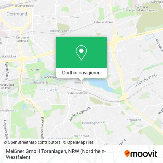 Meißner GmbH Toranlagen Karte