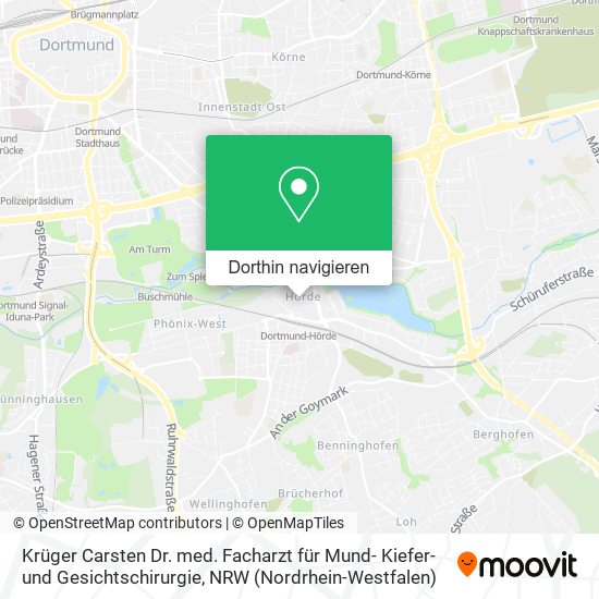 Krüger Carsten Dr. med. Facharzt für Mund- Kiefer- und Gesichtschirurgie Karte