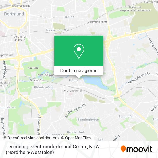 Technologiezentrumdortmund Gmbh. Karte