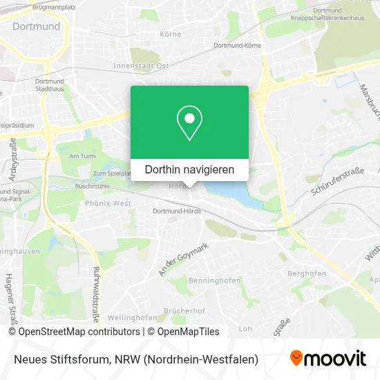 Neues Stiftsforum Karte