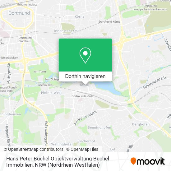 Hans Peter Büchel Objektverwaltung Büchel Immobilien Karte