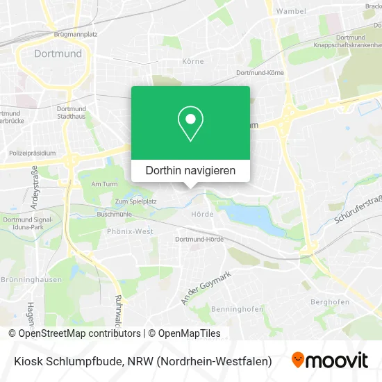 Kiosk Schlumpfbude Karte