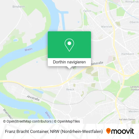 Franz Bracht Container Karte