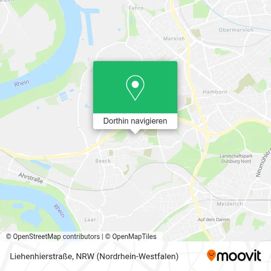 Liehenhierstraße Karte