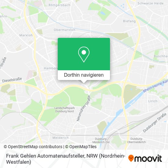 Frank Gehlen Automatenaufsteller Karte