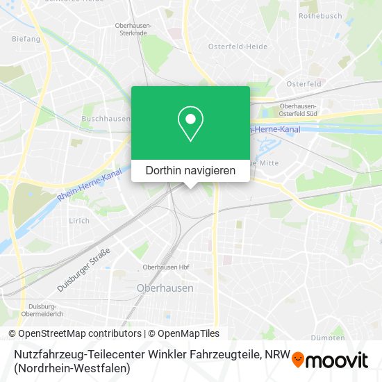 Nutzfahrzeug-Teilecenter Winkler Fahrzeugteile Karte