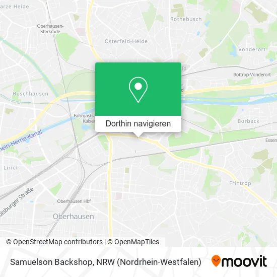 Samuelson Backshop Karte