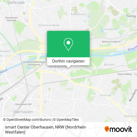 smart Center Oberhausen Karte
