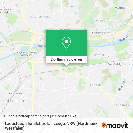 Ladestation für Elektrofahrzeuge Karte