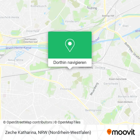 Zeche Katharina Karte