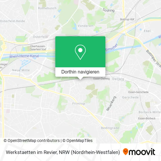 Werkstaetten im Revier Karte