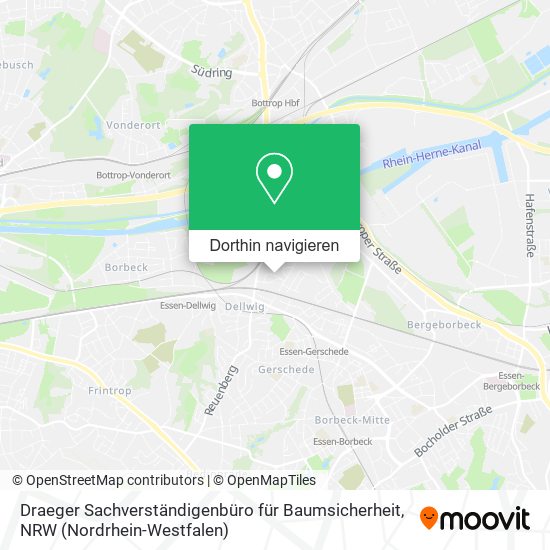 Draeger Sachverständigenbüro für Baumsicherheit Karte