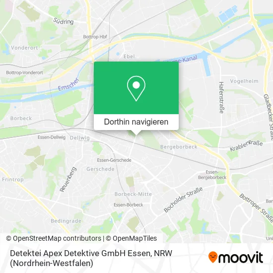 Detektei Apex Detektive GmbH Essen Karte