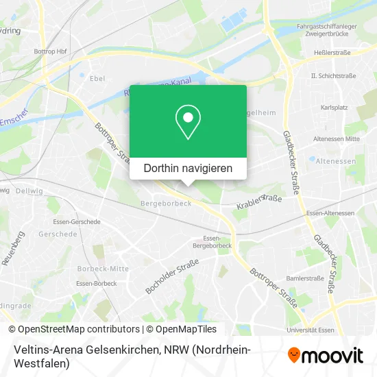 Veltins-Arena Gelsenkirchen Karte