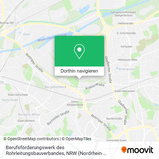 Berufsförderungswerk des Rohrleitungsbauverbandes Karte