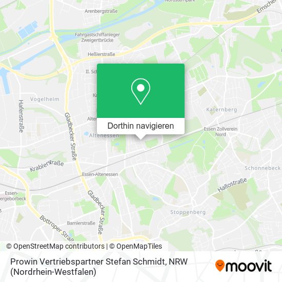 Prowin Vertriebspartner Stefan Schmidt Karte
