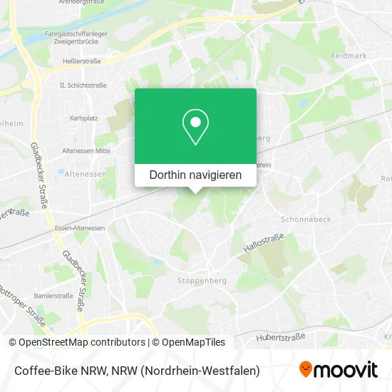 Coffee-Bike NRW Karte