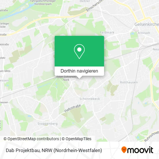 Dab Projektbau Karte