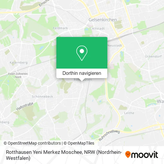 Rotthausen Yeni Merkez Moschee Karte