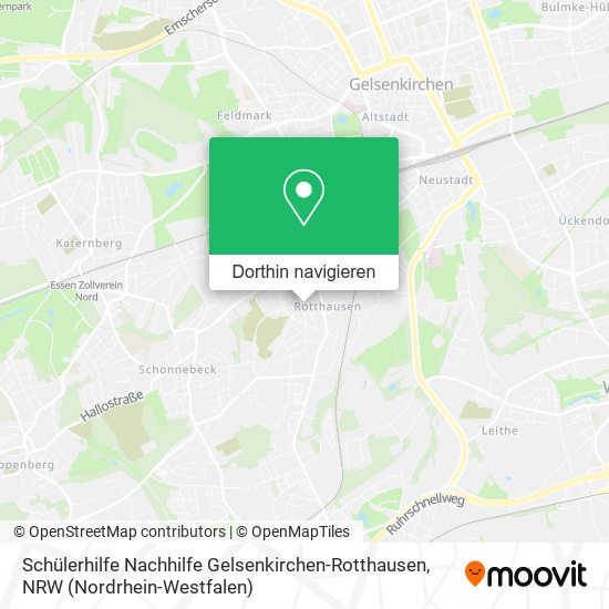 Schülerhilfe Nachhilfe Gelsenkirchen-Rotthausen Karte