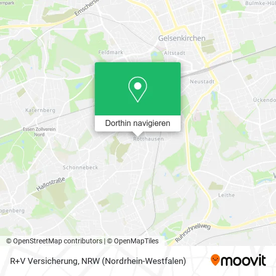 R+V Versicherung Karte