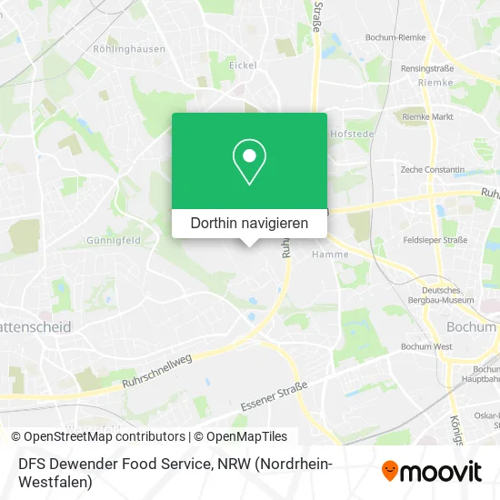 DFS Dewender Food Service Karte