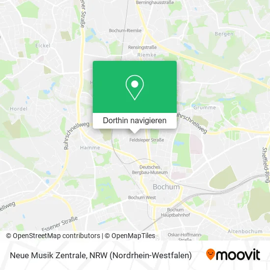 Neue Musik Zentrale Karte